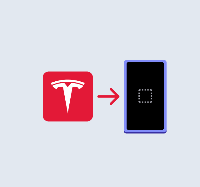 1. Download de Tesla app en maak een account aan.